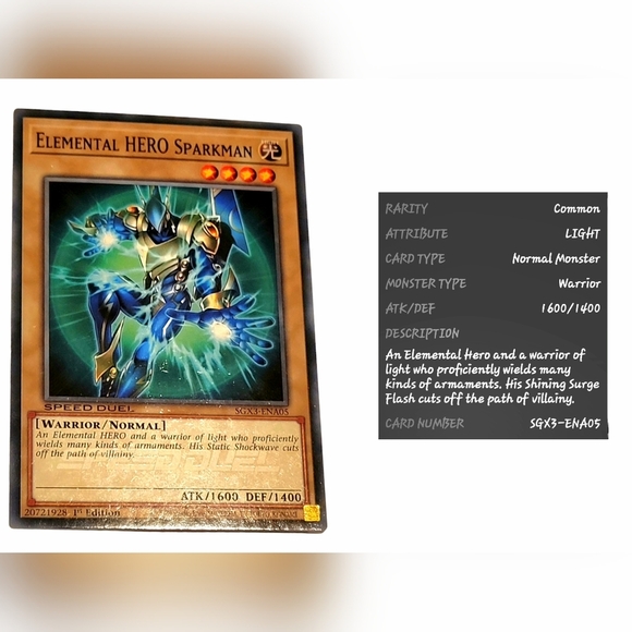 Yu-Gi-Oh CARD LOT OF 4 ELEMENTAL HERO WARRIOR (NEW) - Picture 5 of 6